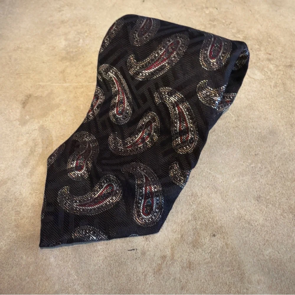 Robert Talbott Best Of Class Men's Silk‎ Paisley Tie Extra Long Tie